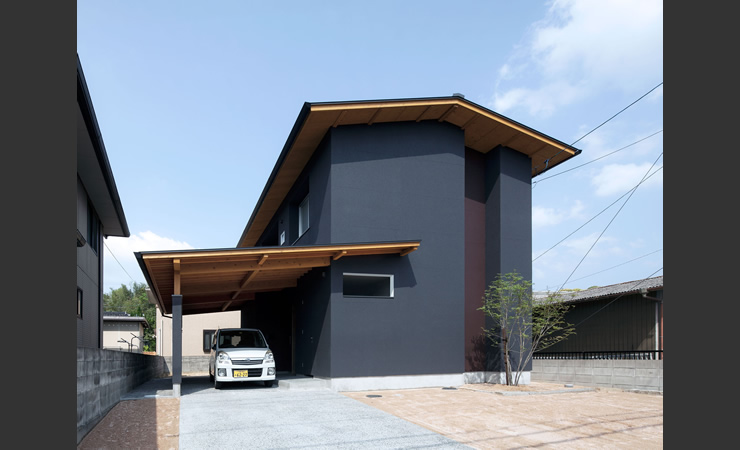 外観 住宅設計 サンカクスケール